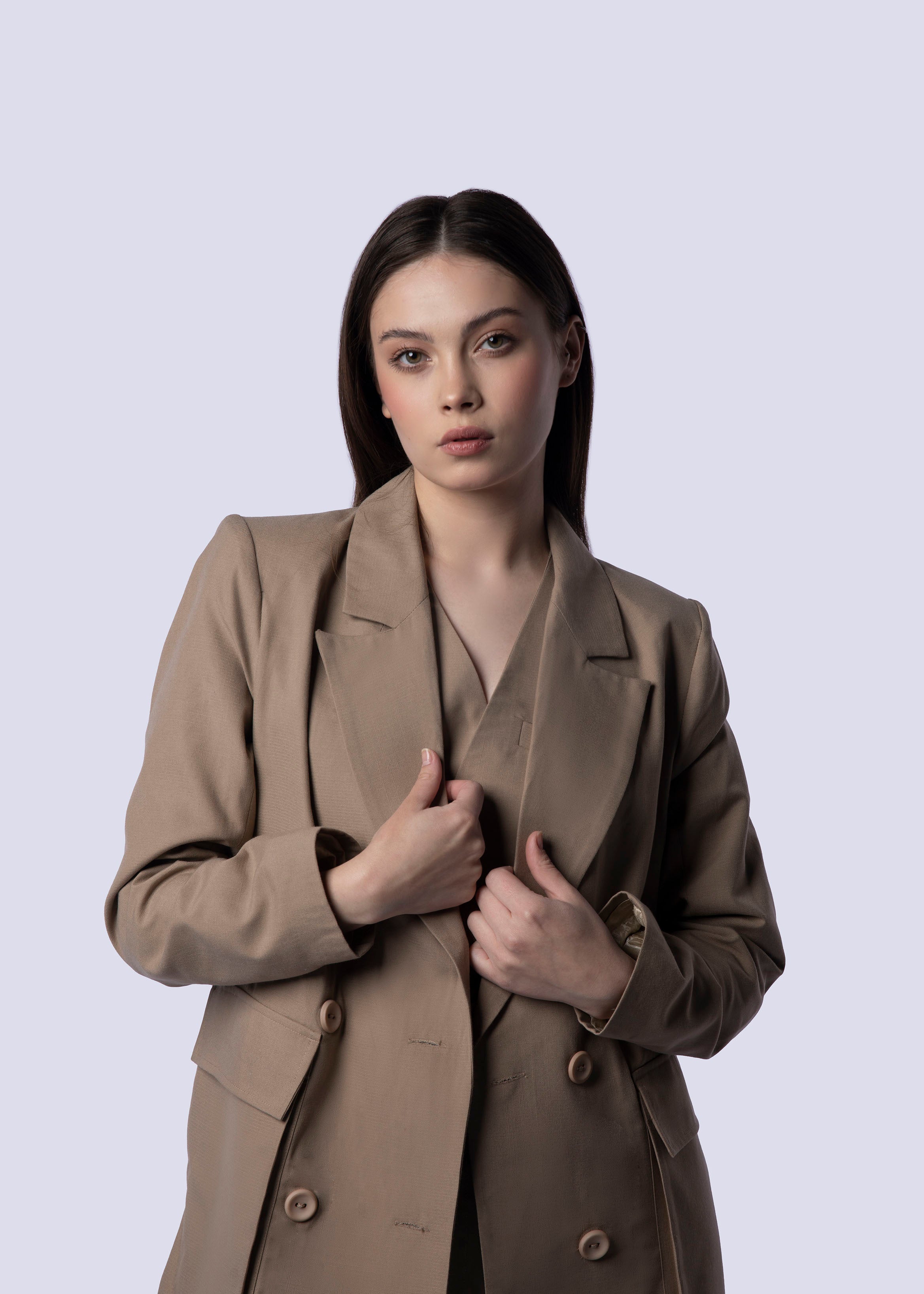 Beige Blaist-Coat