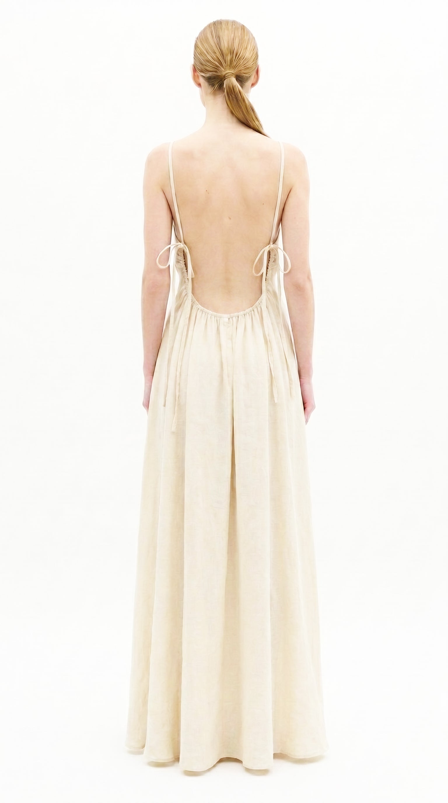 Off White Multiway Linen Dress