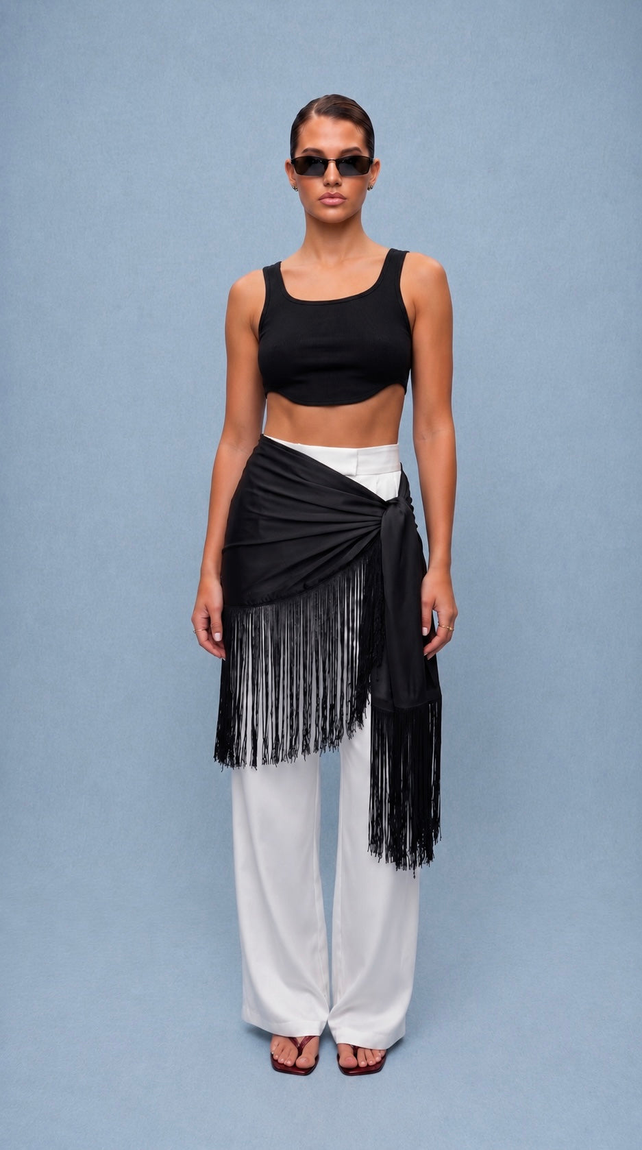 Black Halter Dress/ Set