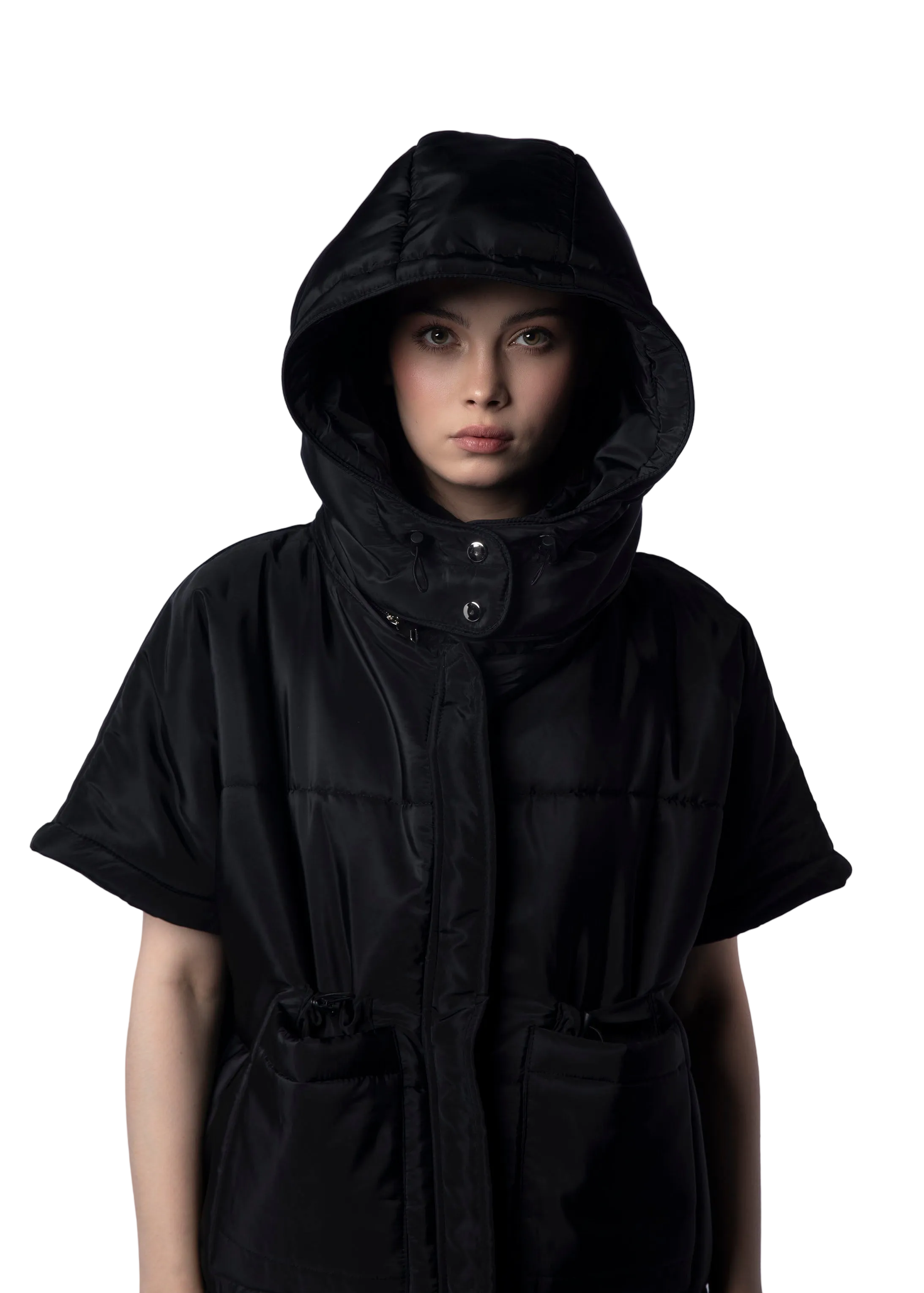 2 in 1 Black Jacket-Vest