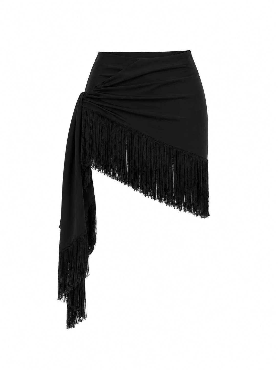 Black Mini/Midi Skirt