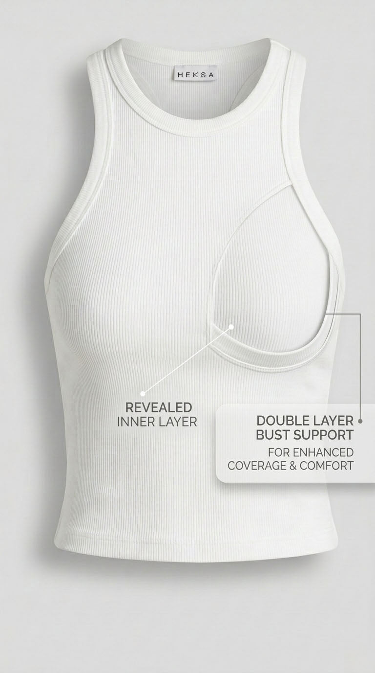 Double layered Halter Tops
