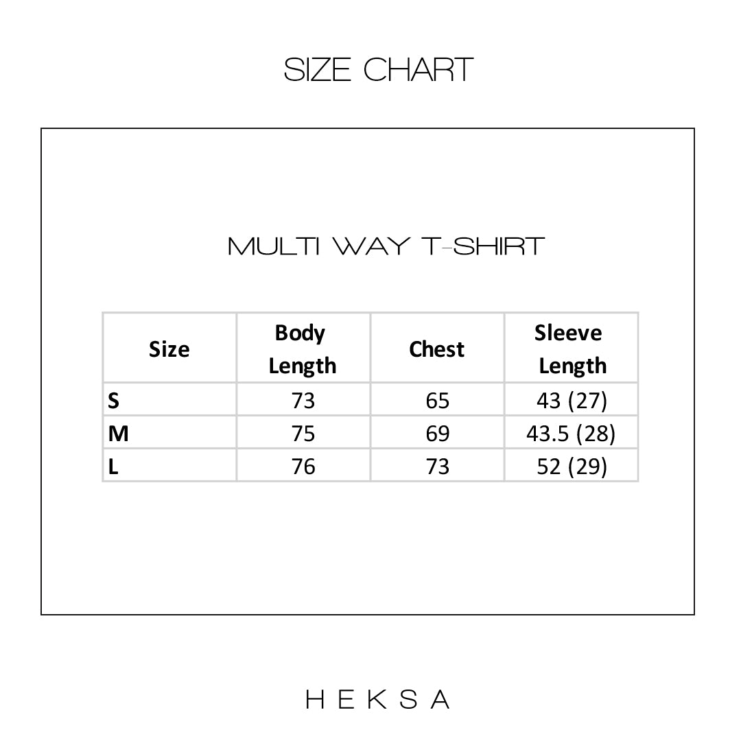 Multiway T-shirt