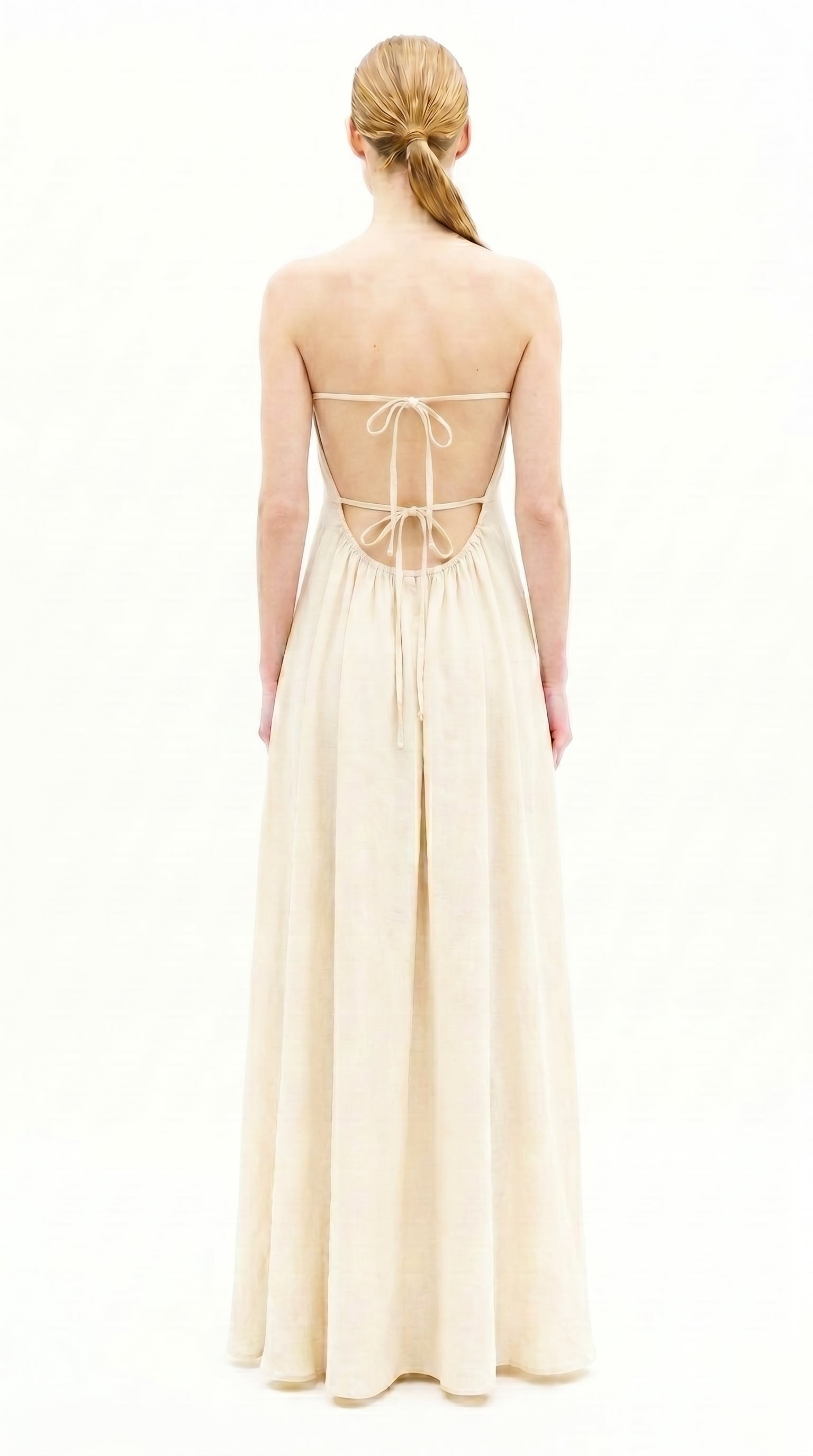 Off White Multiway Linen Dress